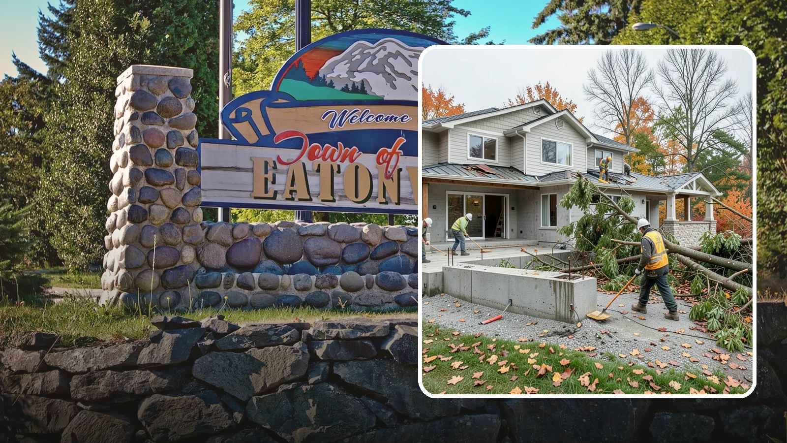Storm Damage Repair in Eatonville, Pierce County, WA - Fast storm damage repair for the wind, rain, and fallen-tree harm PNW storms bring.