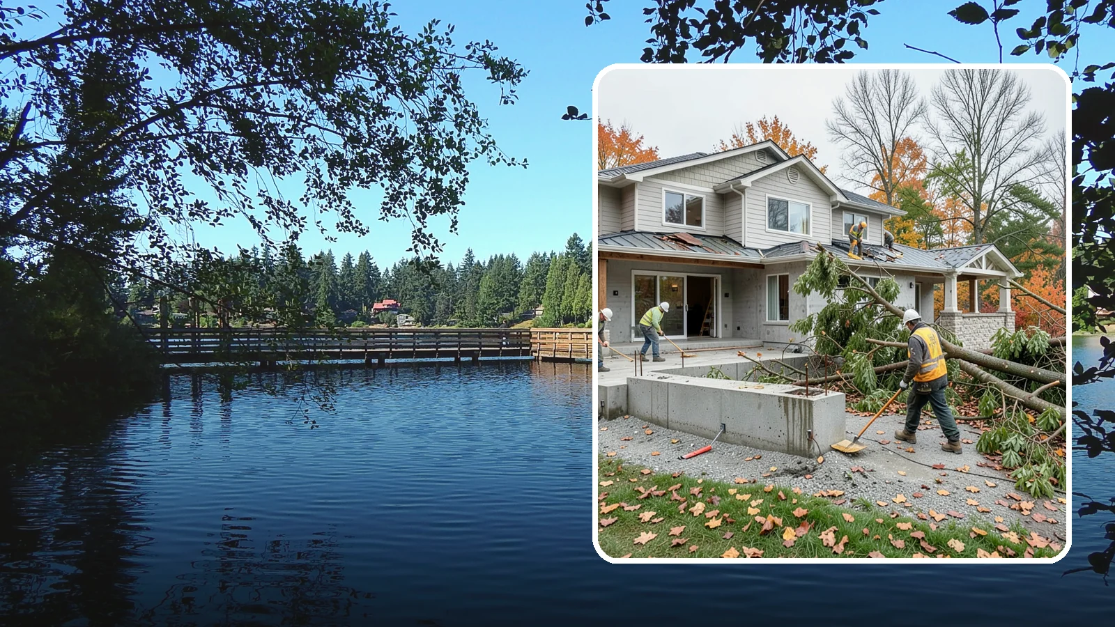 Storm Damage Repair in Federal Way, King County, WA - Fast storm damage repair for the wind, rain, and fallen-tree harm PNW storms bring.