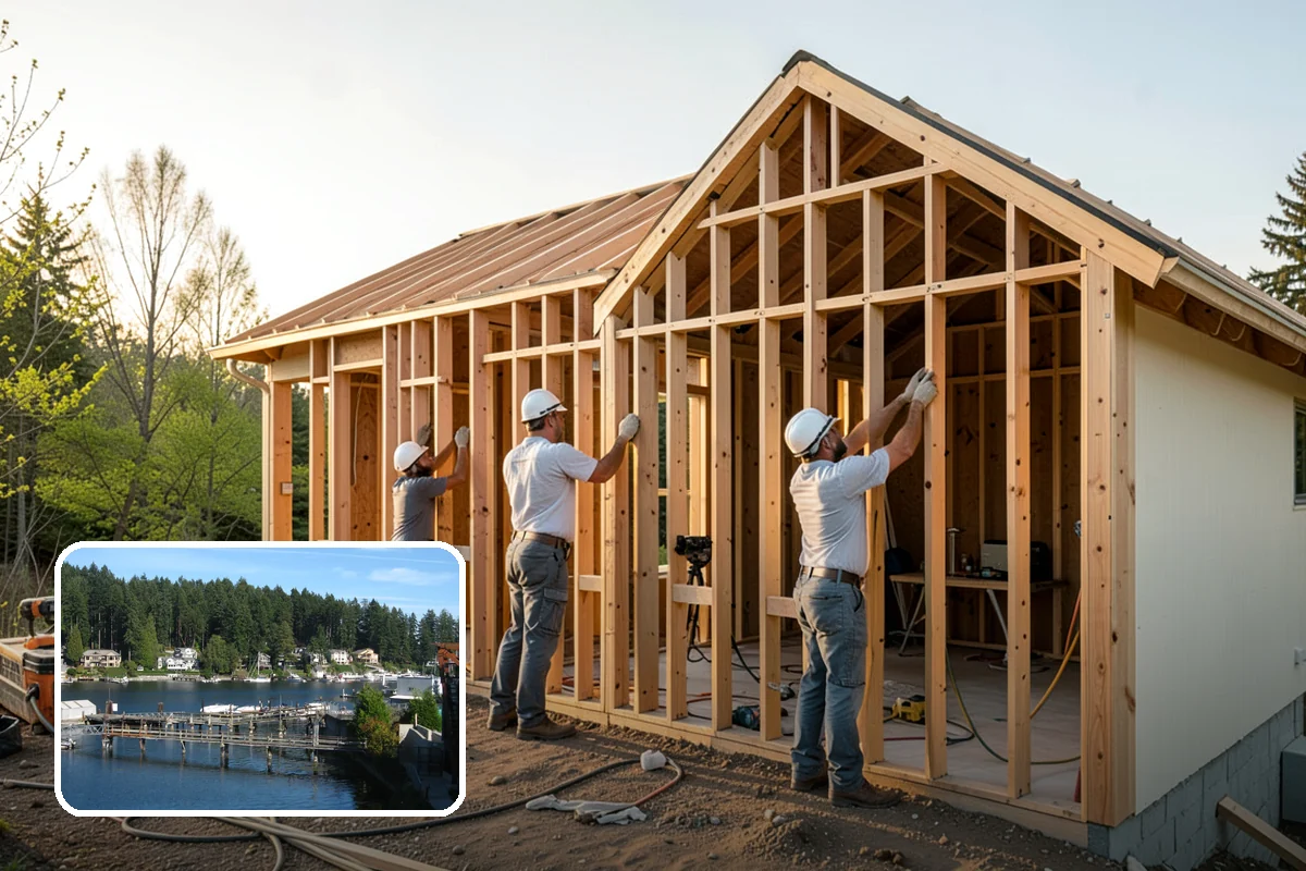 Storm Damage Repair in Gig Harbor, Pierce County, WA - Secures the home quickly after a storm