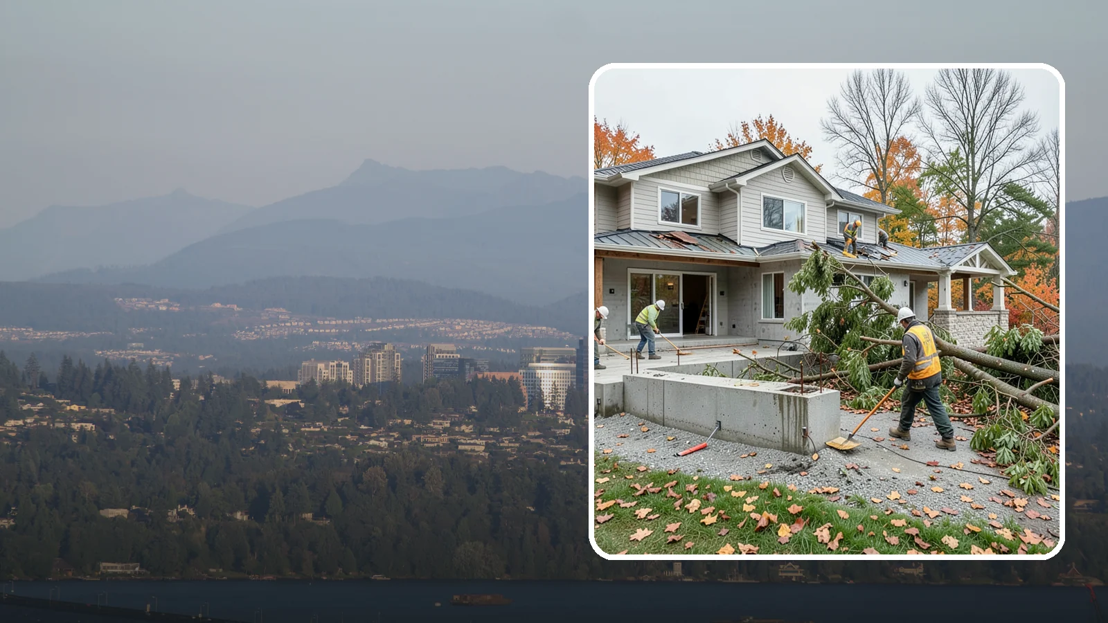 Storm Damage Repair in Medina, King County, WA - Fast storm damage repair for the wind, rain, and fallen-tree harm PNW storms bring.