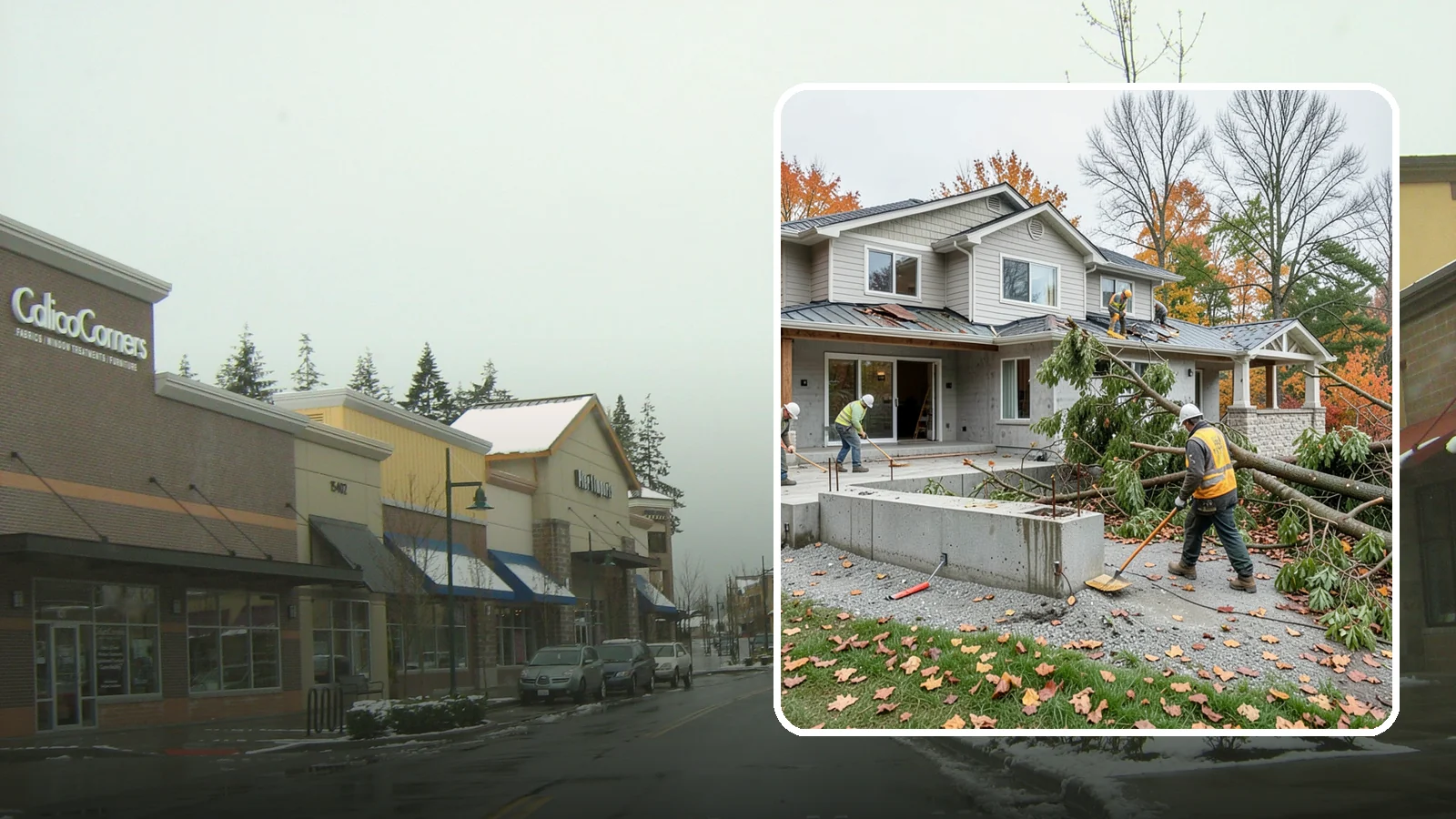 Storm Damage Repair in Mill Creek, Snohomish County, WA - Fast storm damage repair for the wind, rain, and fallen-tree harm PNW storms bring.