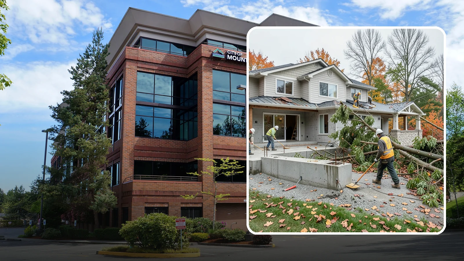 Storm Damage Repair in Mountlake Terrace, Snohomish County, WA - Fast storm damage repair for the wind, rain, and fallen-tree harm PNW storms bring.