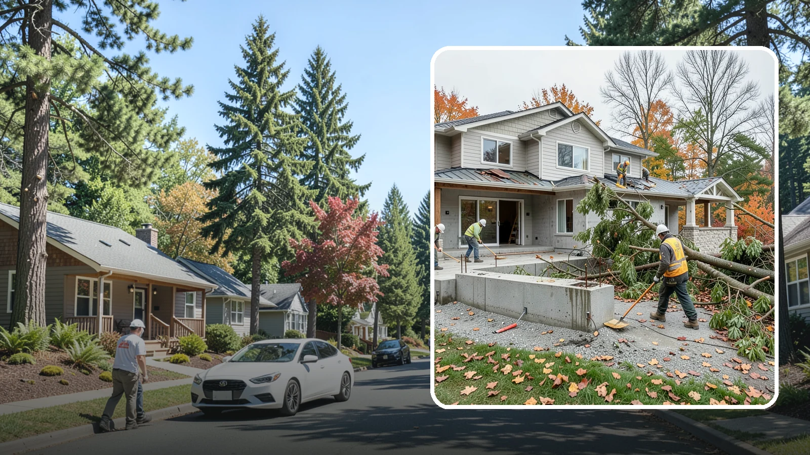 Storm Damage Repair in Orting, Pierce County, WA - Fast storm damage repair for the wind, rain, and fallen-tree harm PNW storms bring.