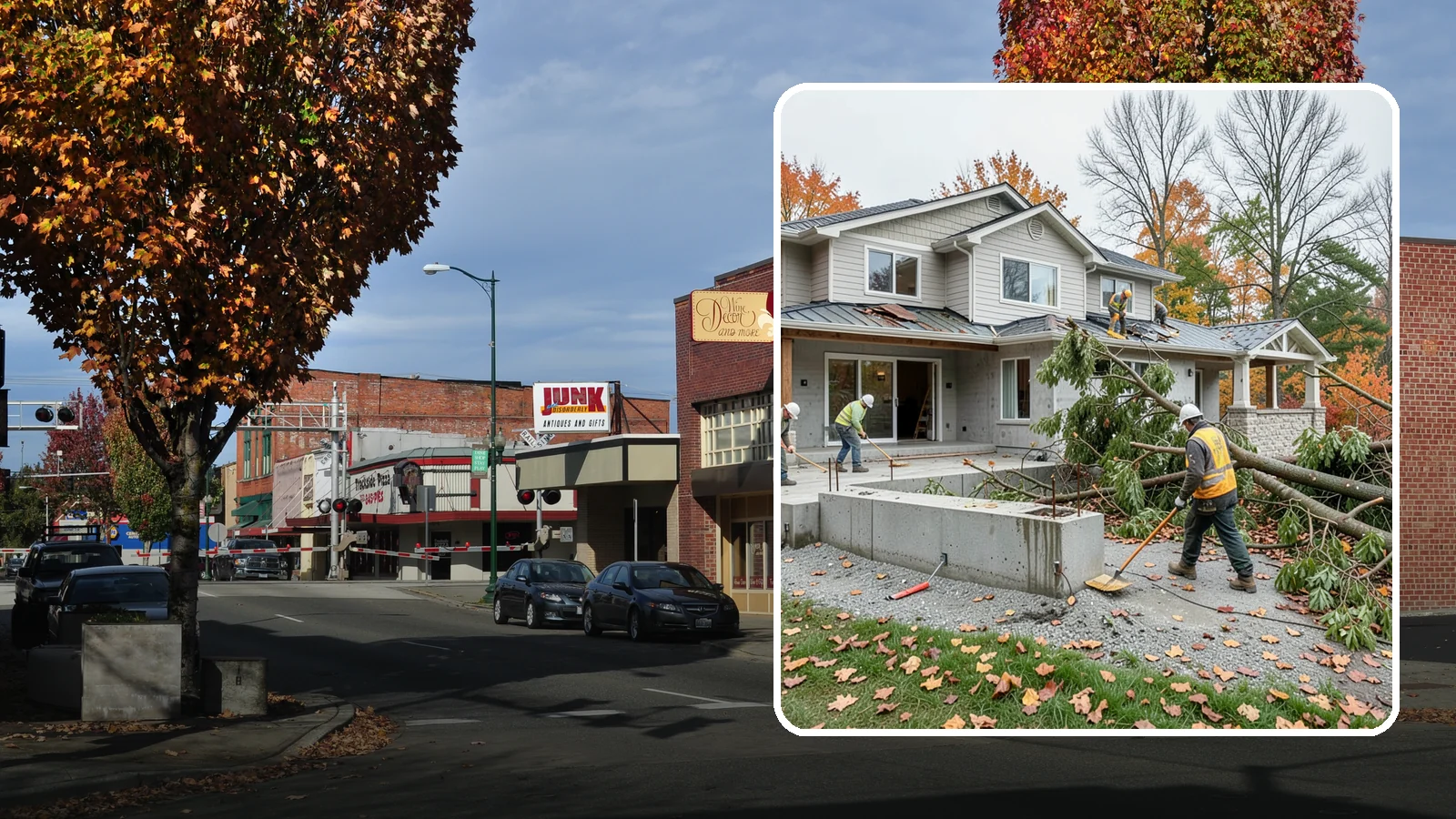 Storm Damage Repair in Puyallup, Pierce County, WA - Fast storm damage repair for the wind, rain, and fallen-tree harm PNW storms bring.
