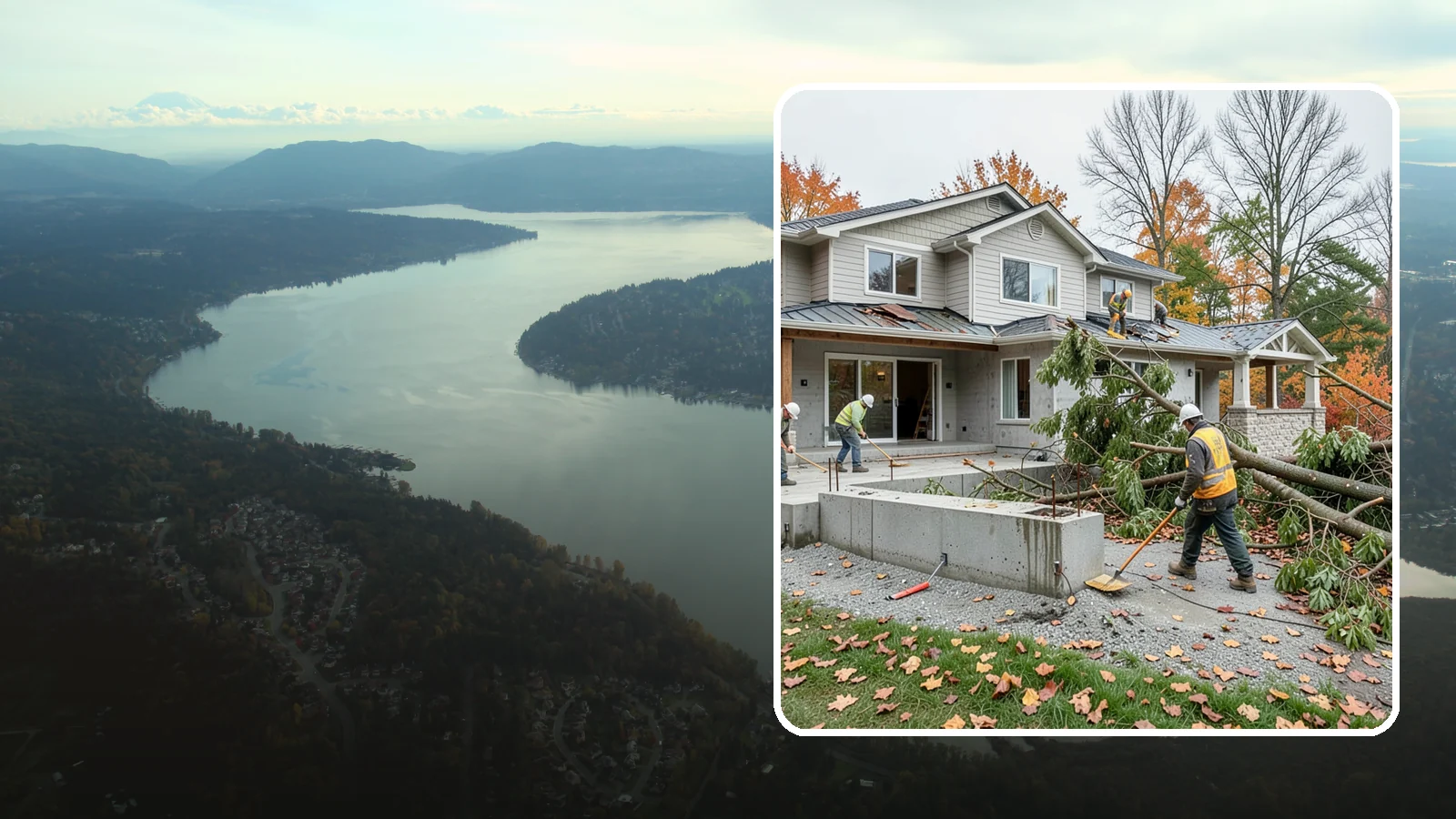 Storm Damage Repair in Sammamish, King County, WA - Fast storm damage repair for the wind, rain, and fallen-tree harm PNW storms bring.