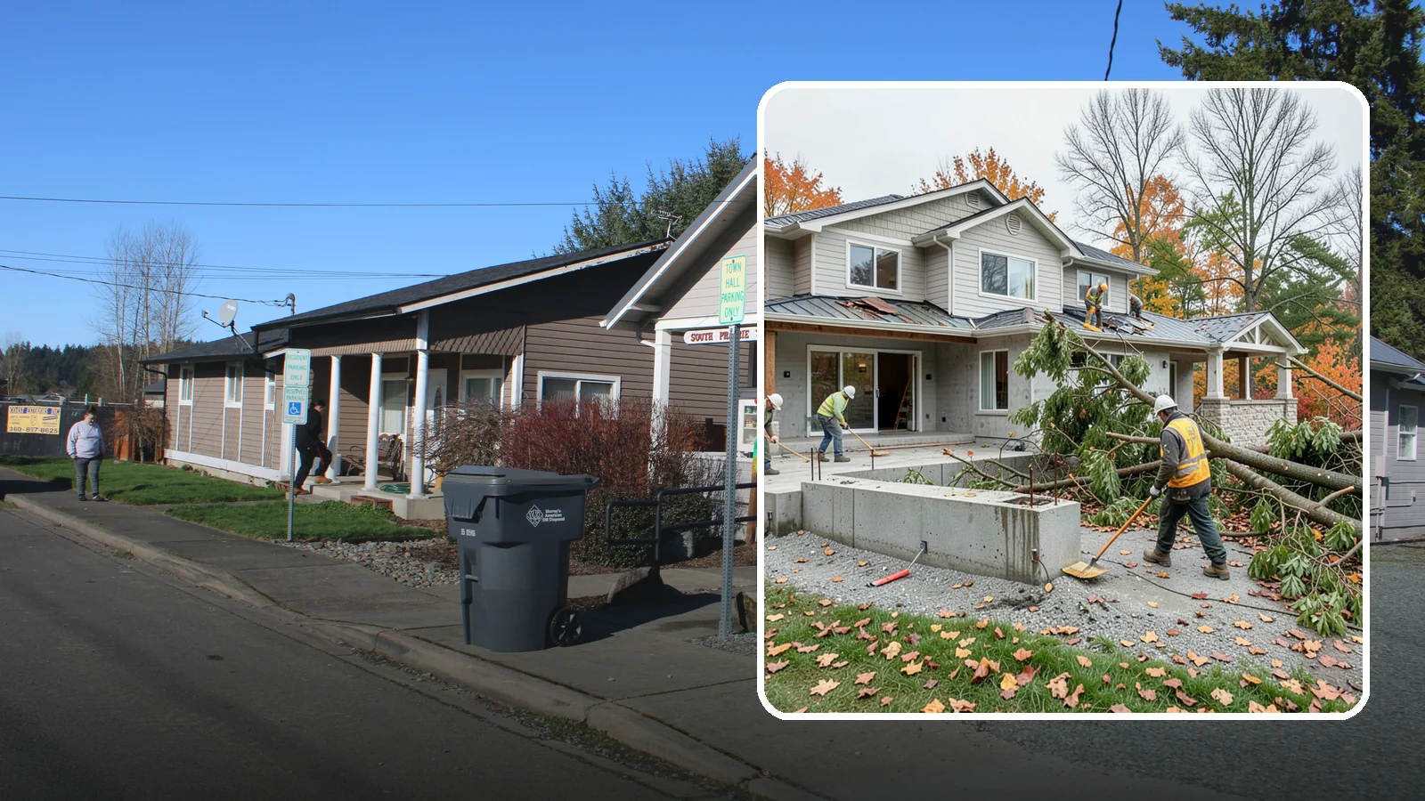 Storm Damage Repair in South Prairie, Pierce County, WA - Fast storm damage repair for the wind, rain, and fallen-tree harm PNW storms bring.