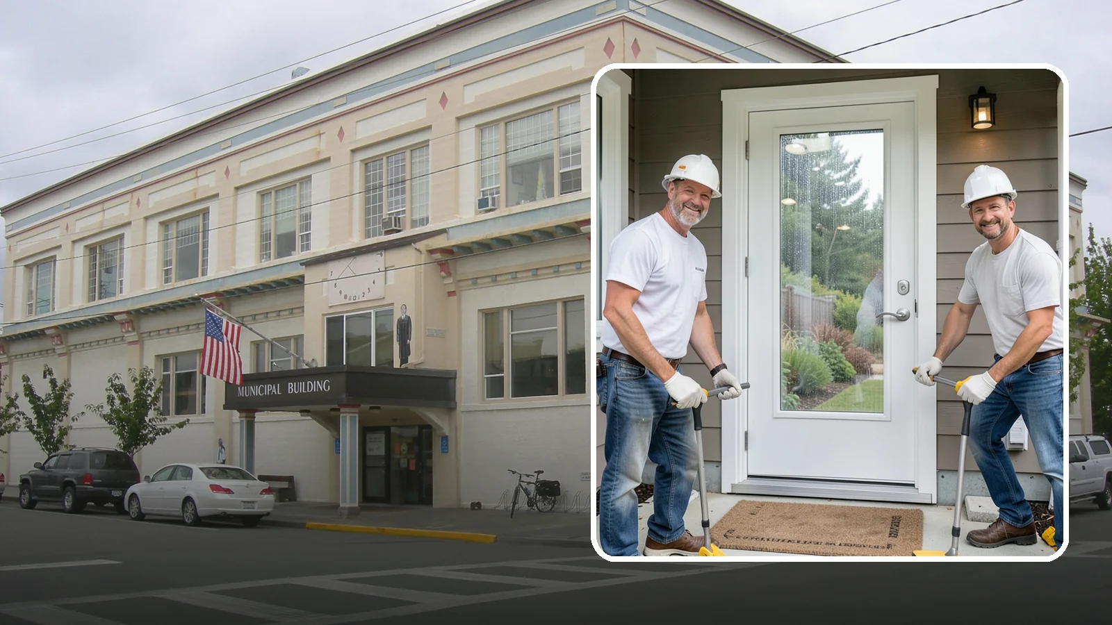 Storm Door Installation in Anacortes, Skagit County, WA - A storm door that shields your entry from Northwest wind and rain while adding ventilation and light.