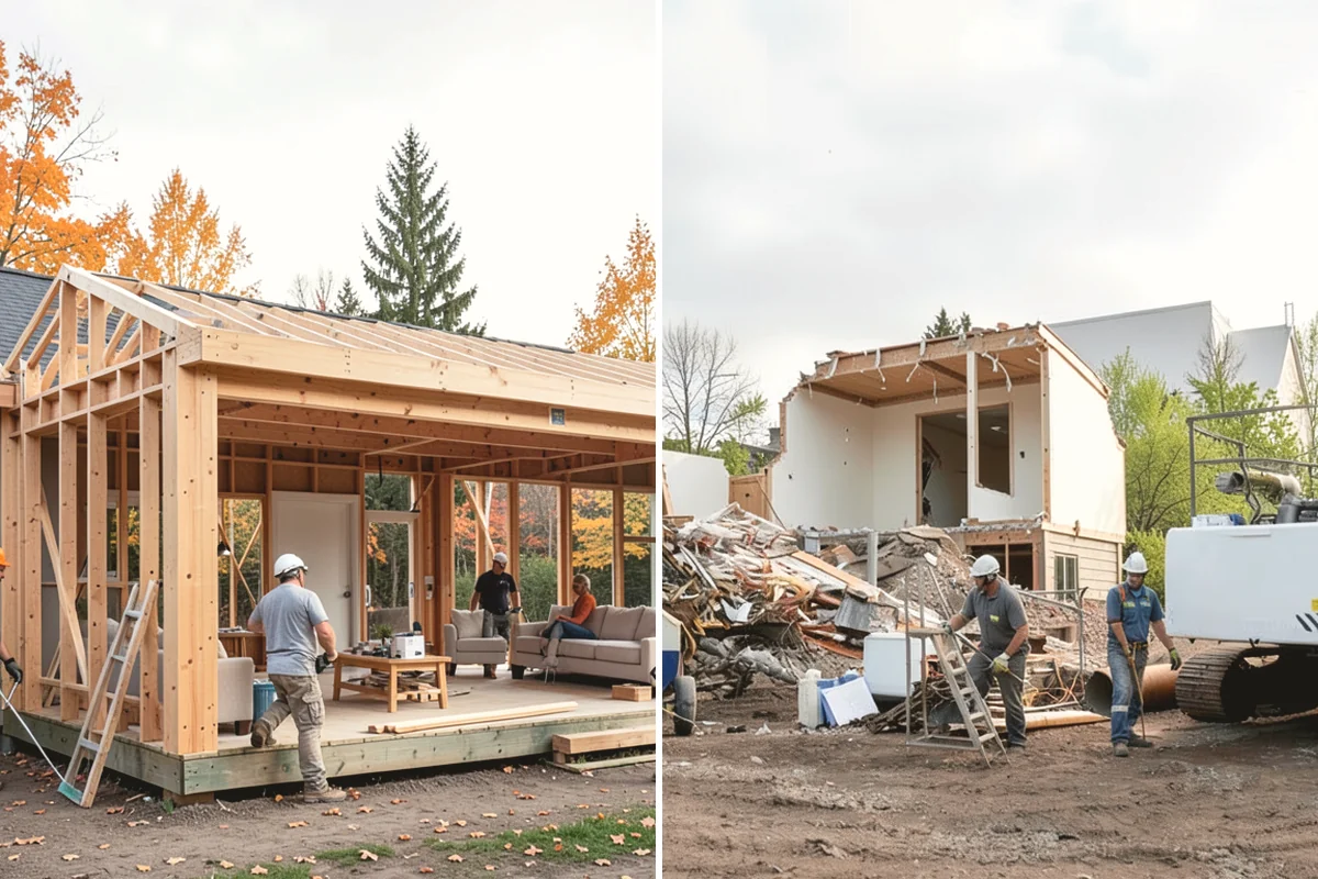Storm Door Installation in Anacortes, Skagit County, WA - Measure the existing door frame and choose a swing side