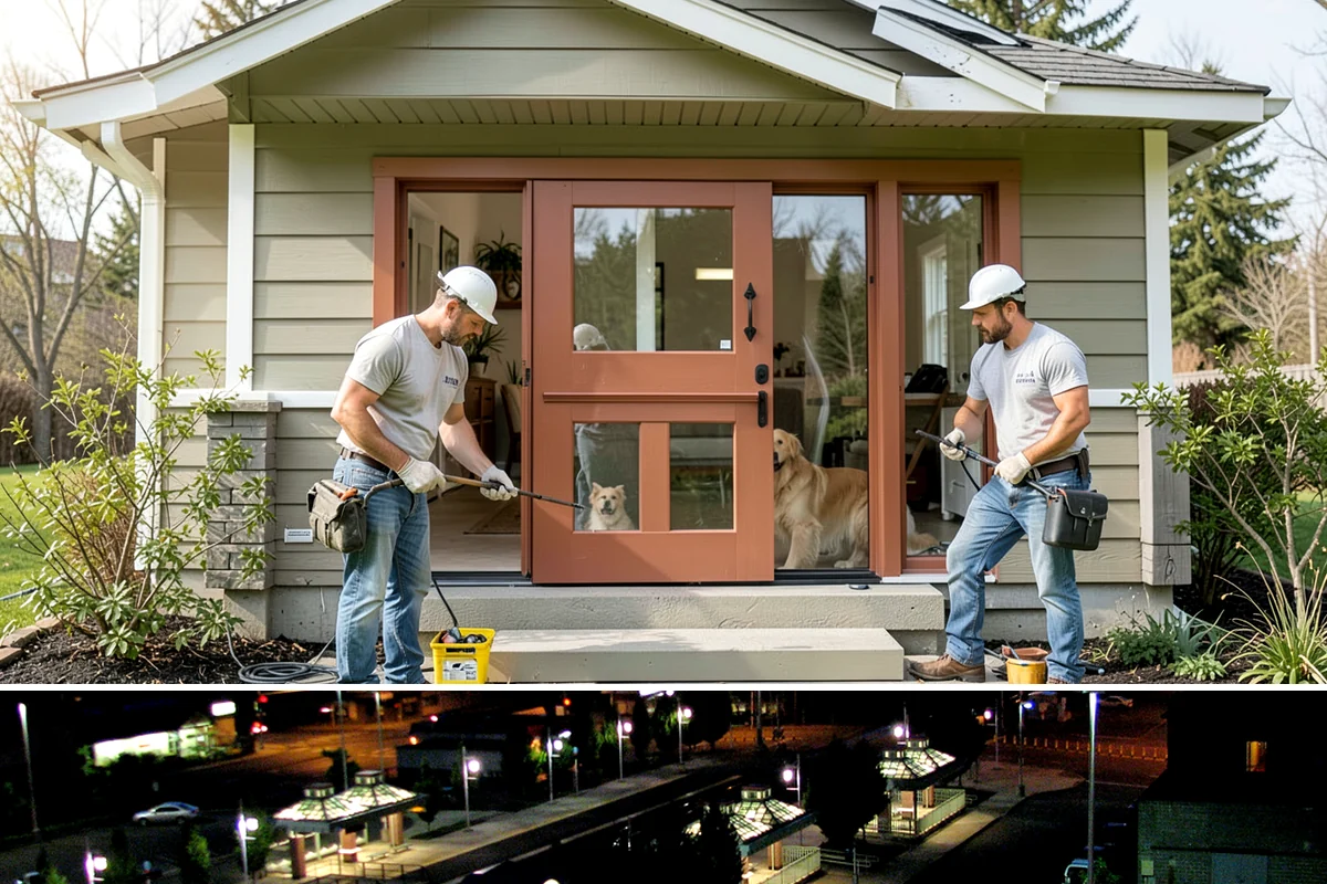 Storm Door Installation in Auburn, King County, WA - Fall installation readies your entry ahead of the wet, windy season, though storm doors can be added anytime.