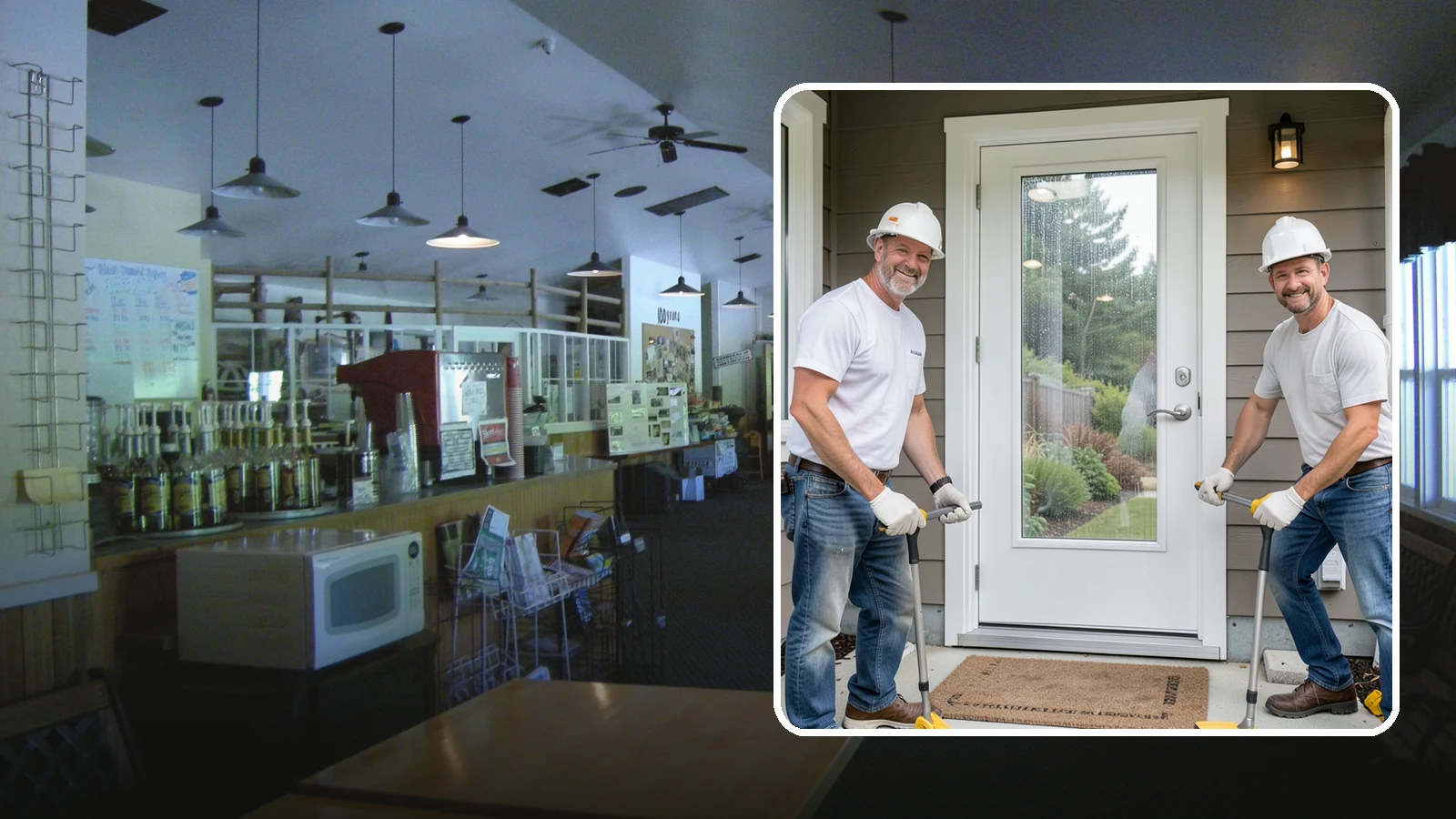 Storm Door Installation in Black Diamond, King County, WA - A storm door that shields your entry from Northwest wind and rain while adding ventilation and light.