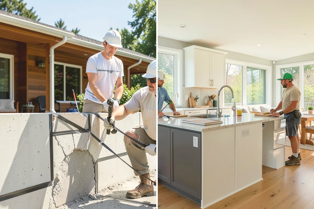 Storm Door Installation in Bothell, King County, WA - Measure the existing door frame and choose a swing side
