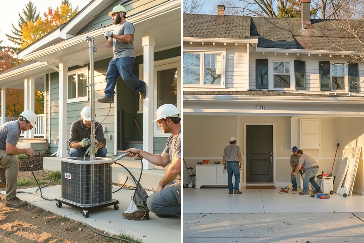 Storm Door Installation in Burien, King County, WA - Measure the existing door frame and choose a swing side