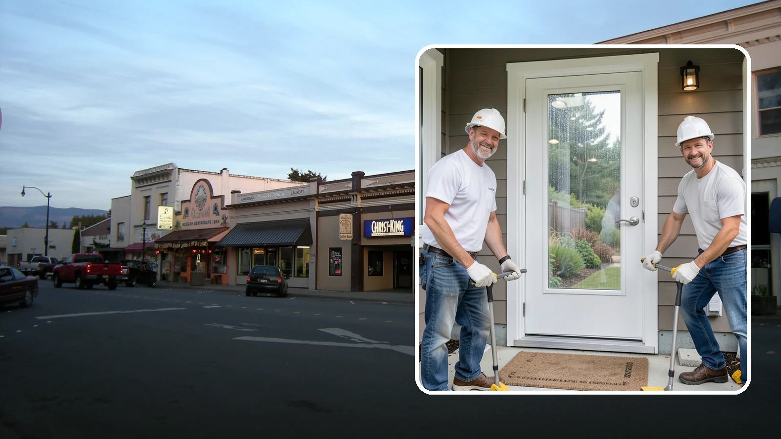 Storm Door Installation in Burlington, Skagit County, WA - A storm door that shields your entry from Northwest wind and rain while adding ventilation and light.