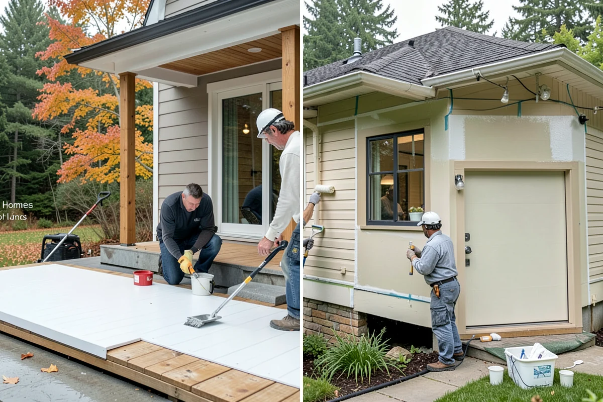 Storm Door Installation in Clyde Hill, King County, WA - Measure the existing door frame and choose a swing side