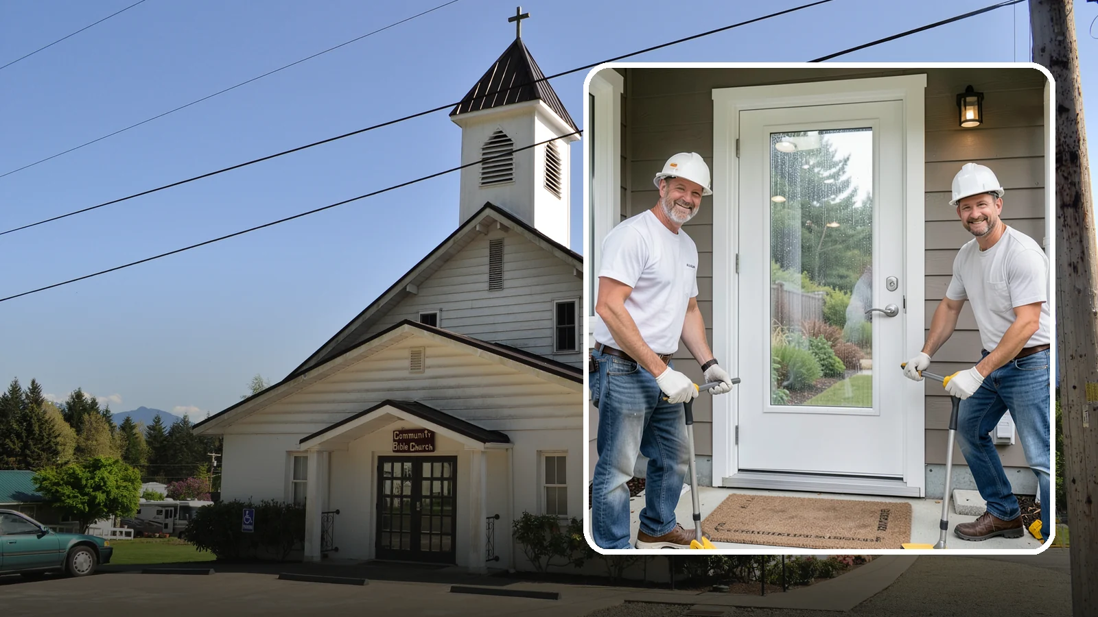 Storm Door Installation in Concrete, Skagit County, WA - A storm door that shields your entry from Northwest wind and rain while adding ventilation and light.