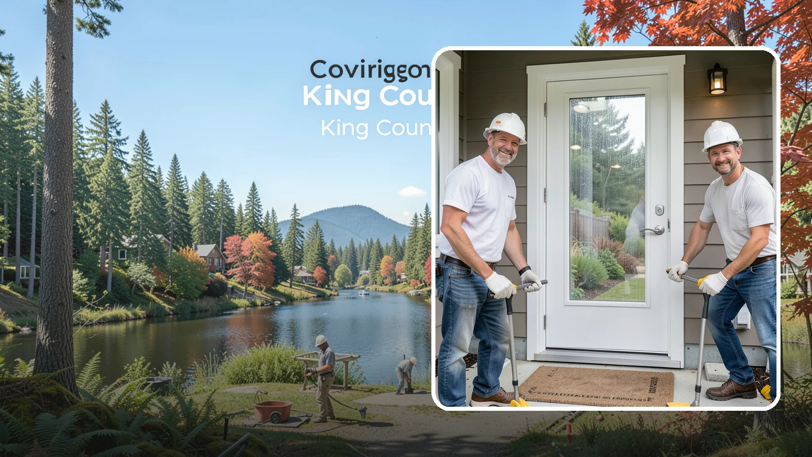Storm Door Installation in Covington, King County, WA - A storm door that shields your entry from Northwest wind and rain while adding ventilation and light.