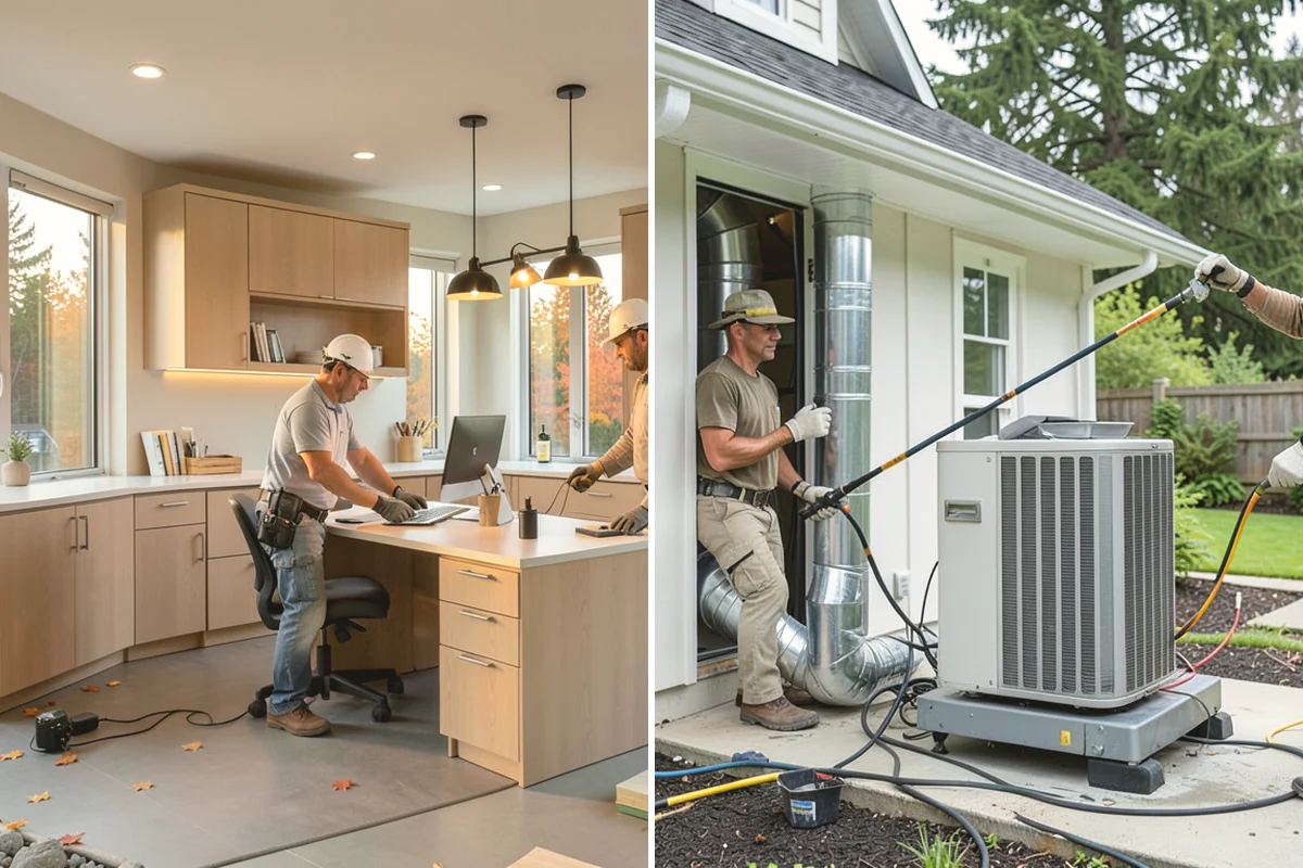 Storm Door Installation in Covington, King County, WA - Measure the existing door frame and choose a swing side