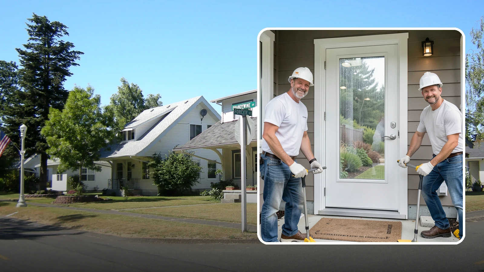 Storm Door Installation in DuPont, Pierce County, WA - A storm door that shields your entry from Northwest wind and rain while adding ventilation and light.