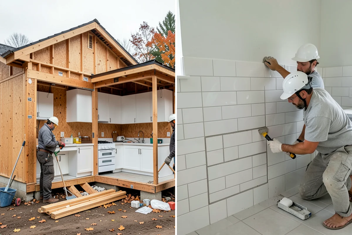 Storm Door Installation in DuPont, Pierce County, WA - Measure the existing door frame and choose a swing side