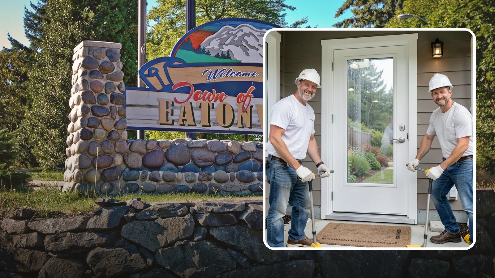 Storm Door Installation in Eatonville, Pierce County, WA - A storm door that shields your entry from Northwest wind and rain while adding ventilation and light.