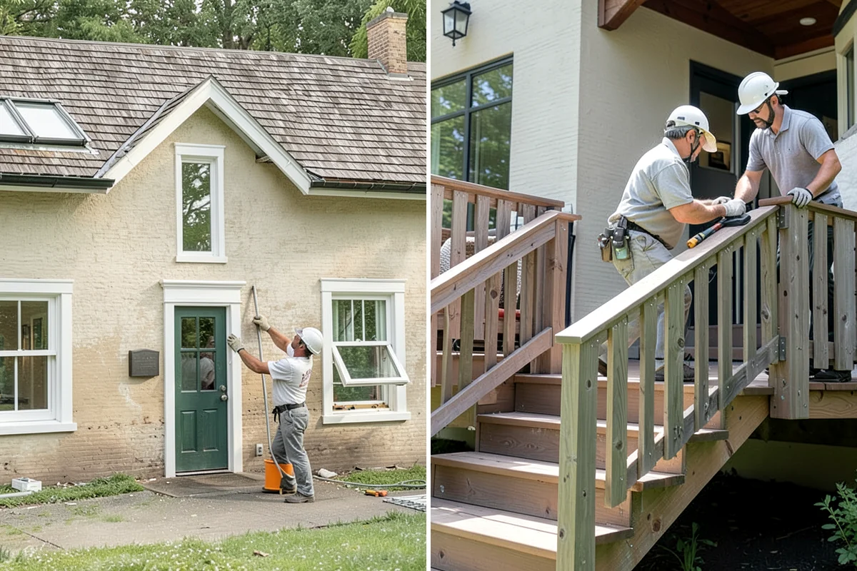 Storm Door Installation in Enumclaw, King County, WA - Measure the existing door frame and choose a swing side
