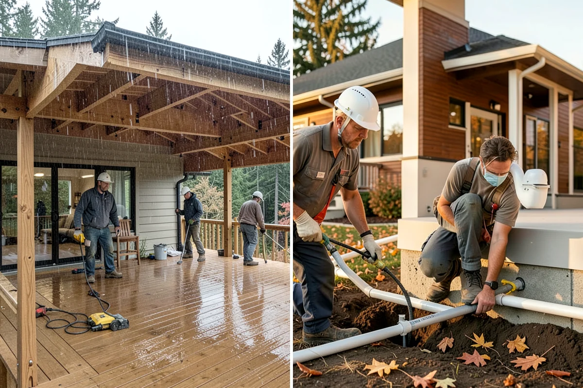 Storm Door Installation in Federal Way, King County, WA - Measure the existing door frame and choose a swing side