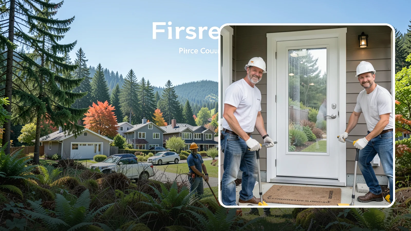 Storm Door Installation in Fircrest, Pierce County, WA - A storm door that shields your entry from Northwest wind and rain while adding ventilation and light.