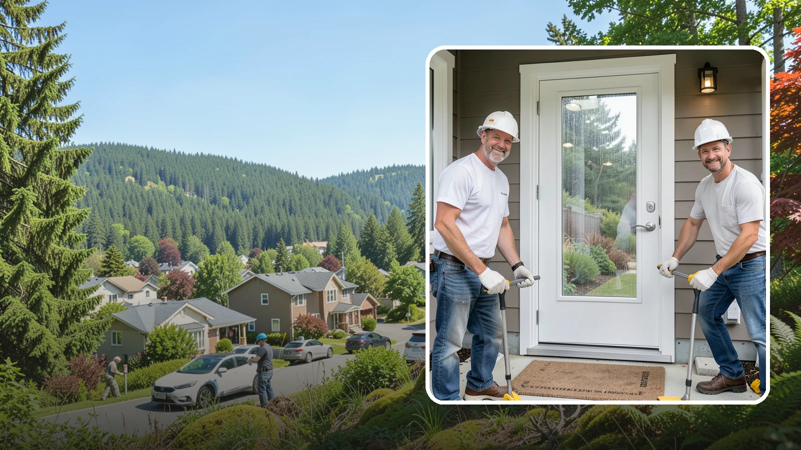 Storm Door Installation in Index, Snohomish County, WA - A storm door that shields your entry from Northwest wind and rain while adding ventilation and light.