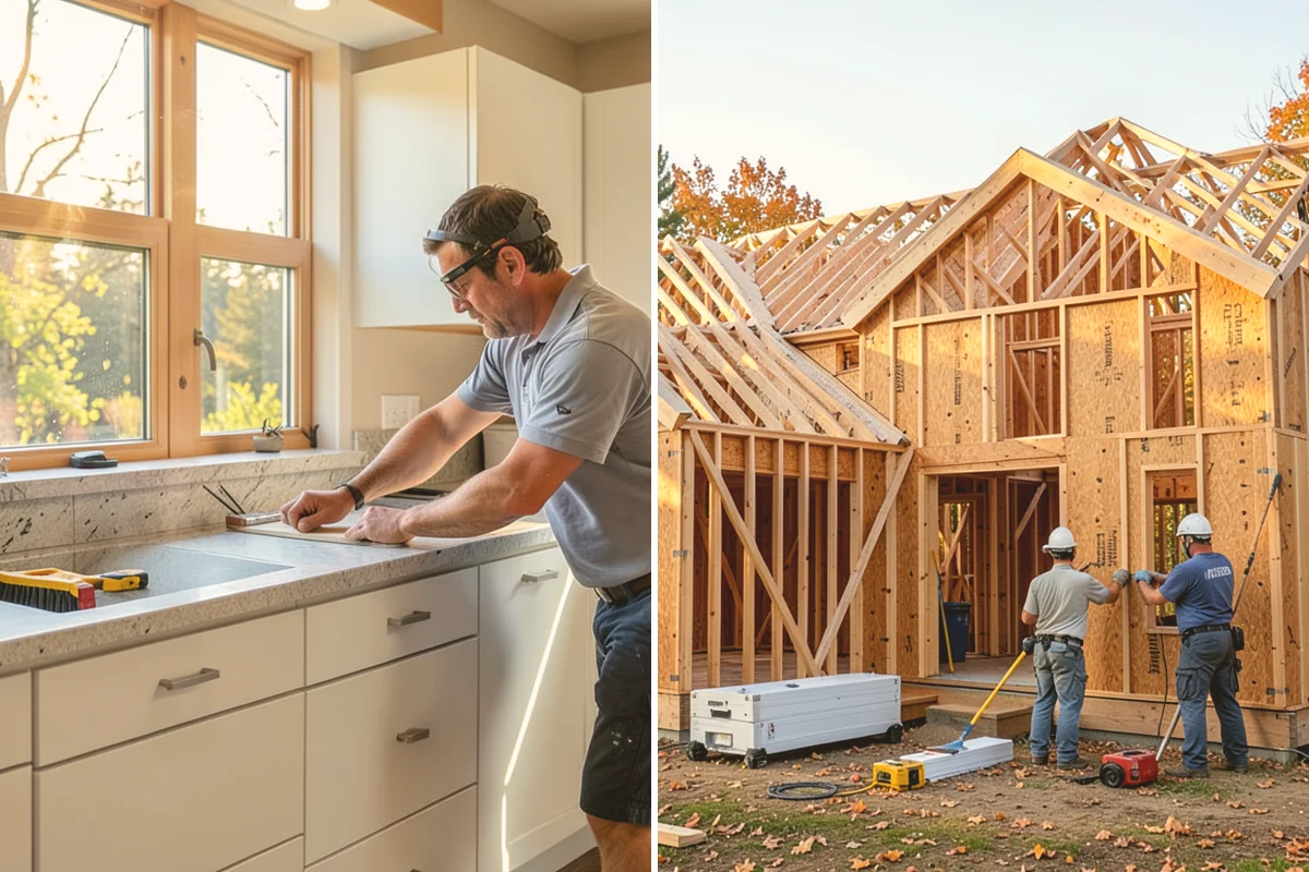 Storm Door Installation in Kent, King County, WA - Measure the existing door frame and choose a swing side
