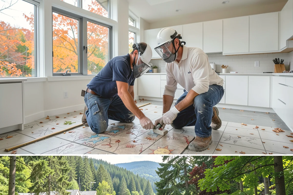 Storm Door Installation in Lake Forest Park, King County, WA - Fall installation readies your entry ahead of the wet, windy season, though storm doors can be added anytime.