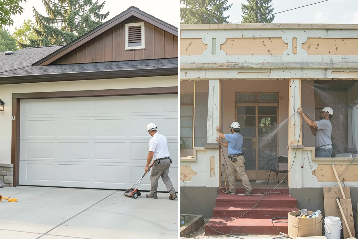 Storm Door Installation in Lake Stevens, Snohomish County, WA - Measure the existing door frame and choose a swing side
