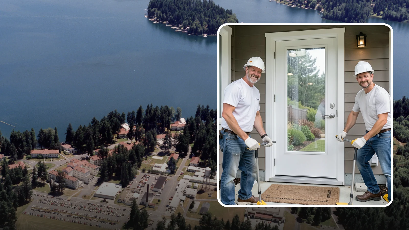 Storm Door Installation in Lakewood, Pierce County, WA - A storm door that shields your entry from Northwest wind and rain while adding ventilation and light.