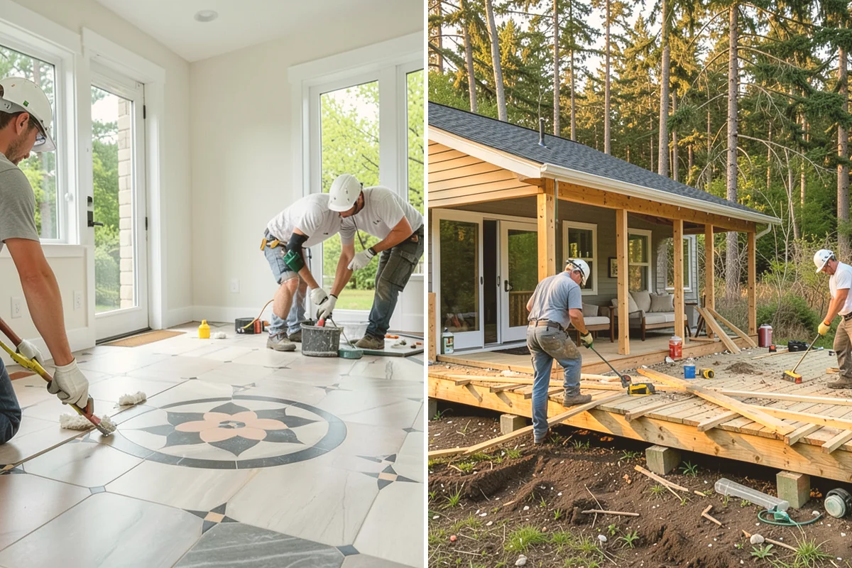 Storm Door Installation in Langley, Island County, WA - Measure the existing door frame and choose a swing side