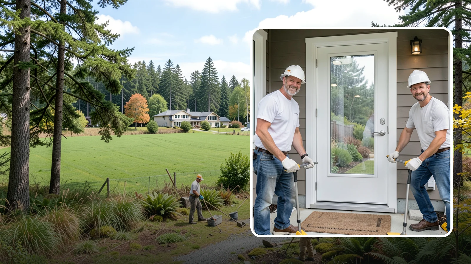 Storm Door Installation in Lyman, Skagit County, WA - A storm door that shields your entry from Northwest wind and rain while adding ventilation and light.