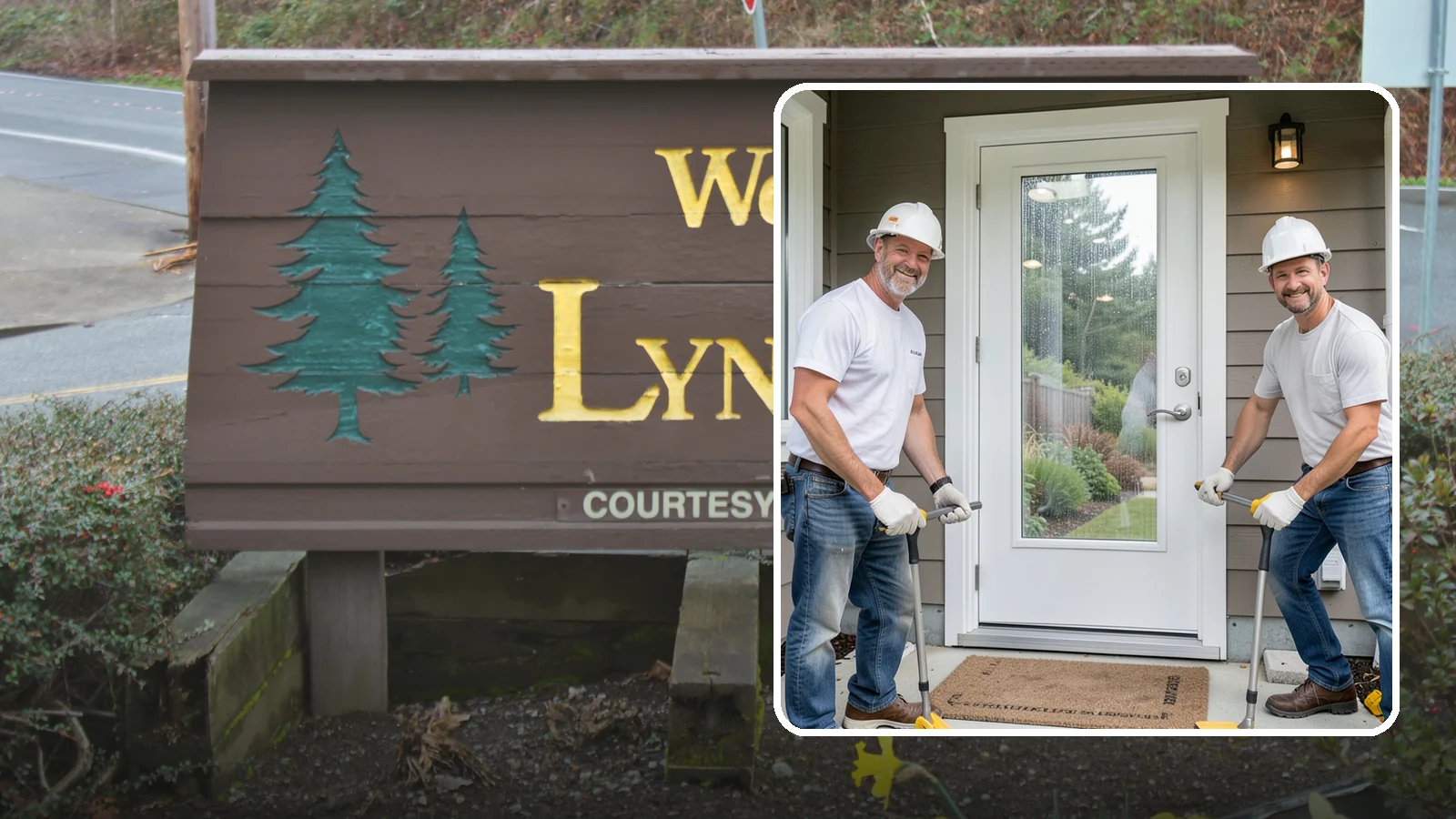 Storm Door Installation in Lynnwood, Snohomish County, WA - A storm door that shields your entry from Northwest wind and rain while adding ventilation and light.