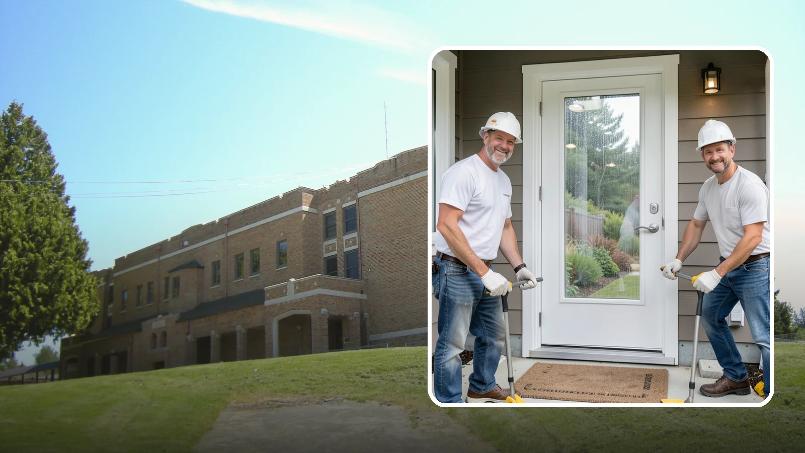 Storm Door Installation in Maple Valley, King County, WA - A storm door that shields your entry from Northwest wind and rain while adding ventilation and light.