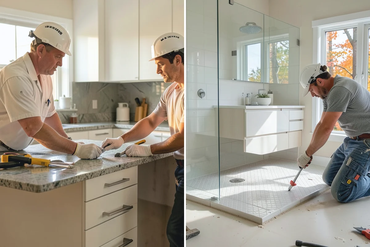 Storm Door Installation in Medina, King County, WA - Measure the existing door frame and choose a swing side