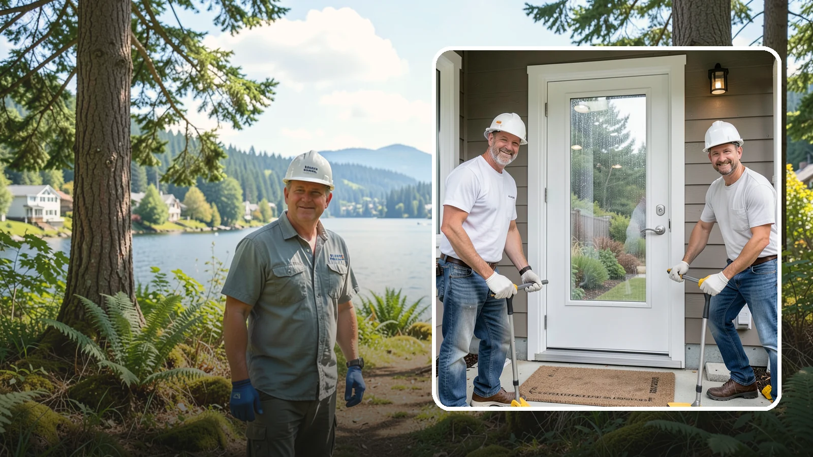 Storm Door Installation in Milton, King County, WA - A storm door that shields your entry from Northwest wind and rain while adding ventilation and light.