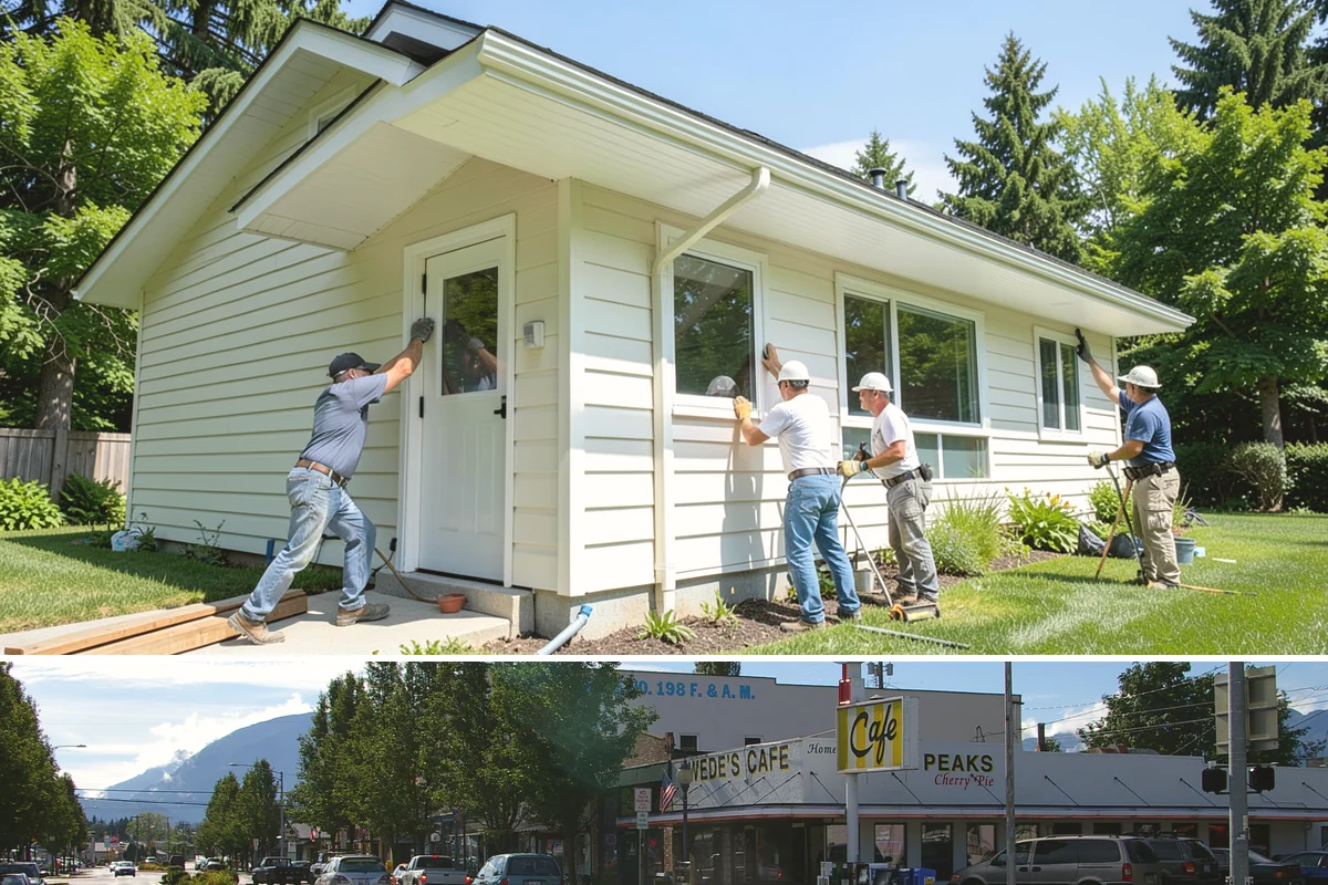 Storm Door Installation in North Bend, King County, WA - Fall installation readies your entry ahead of the wet, windy season, though storm doors can be added anytime.