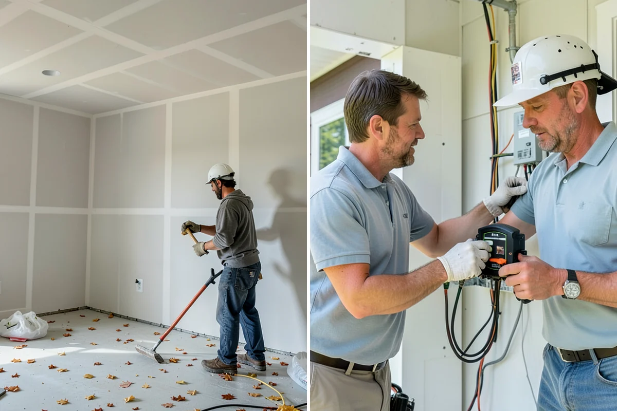 Storm Door Installation in Pacific, King County, WA - Measure the existing door frame and choose a swing side