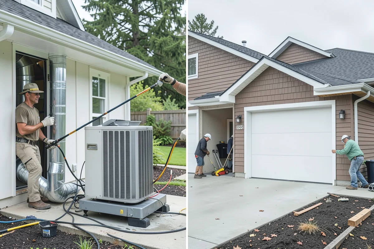 Storm Door Installation in Redmond, King County, WA - Measure the existing door frame and choose a swing side