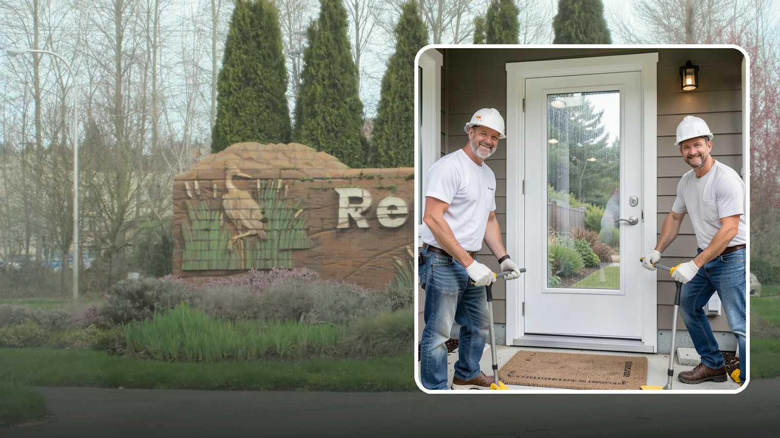 Storm Door Installation in Renton, King County, WA - A storm door that shields your entry from Northwest wind and rain while adding ventilation and light.