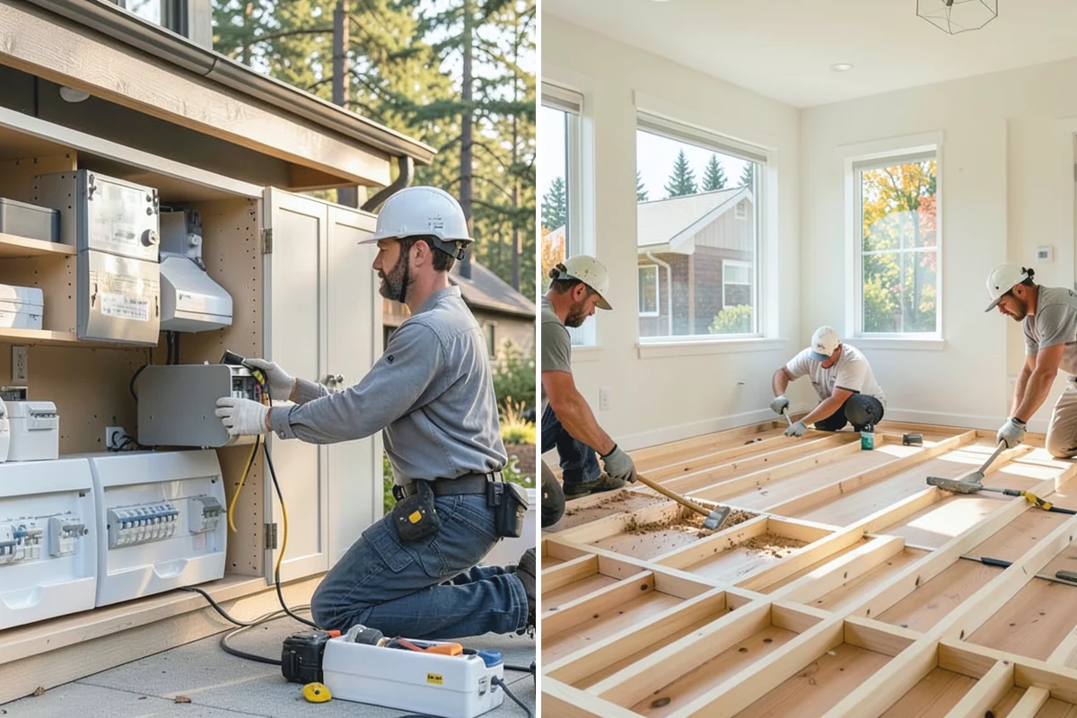 Storm Door Installation in Renton, King County, WA - Measure the existing door frame and choose a swing side