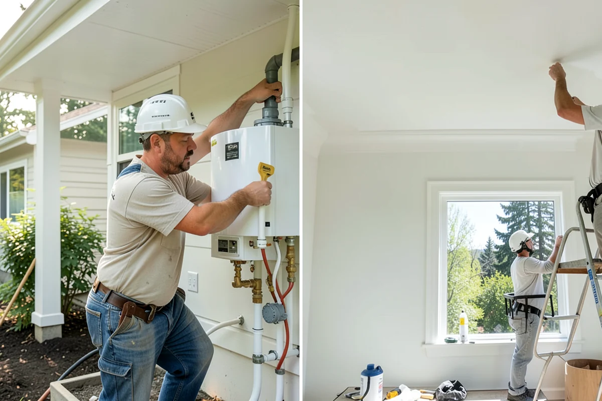 Storm Door Installation in SeaTac, King County, WA - Measure the existing door frame and choose a swing side
