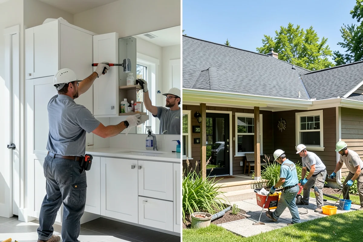 Storm Door Installation in Sedro-Woolley, Skagit County, WA - Measure the existing door frame and choose a swing side