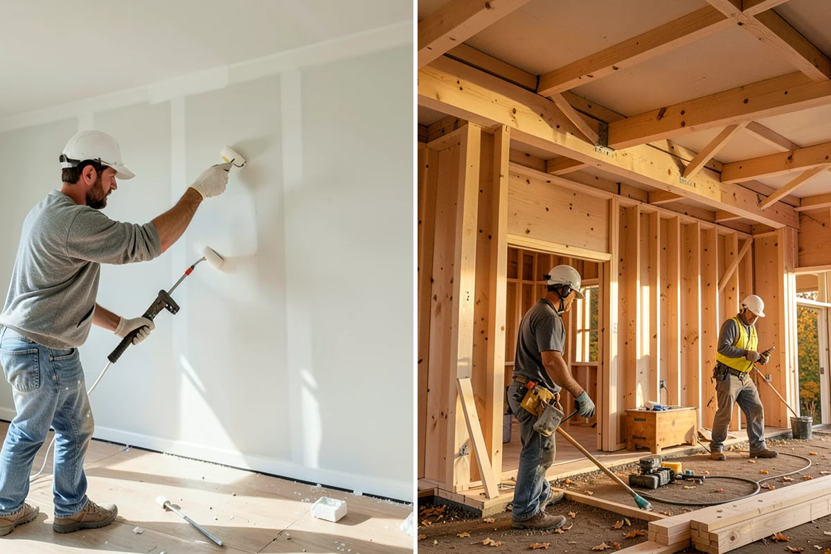 Storm Door Installation in Shoreline, King County, WA - Measure the existing door frame and choose a swing side