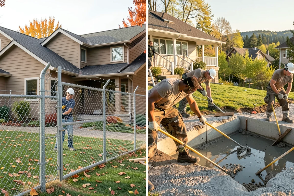 Storm Door Installation in Snoqualmie, King County, WA - Measure the existing door frame and choose a swing side