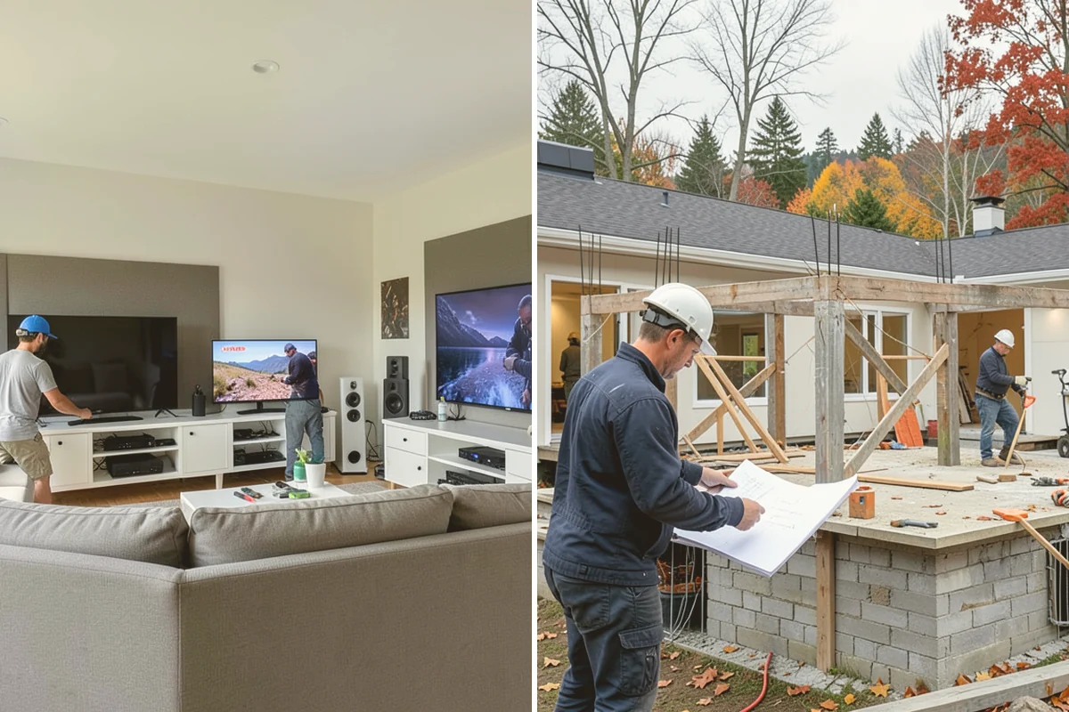 Storm Door Installation in Stanwood, Snohomish County, WA - Measure the existing door frame and choose a swing side
