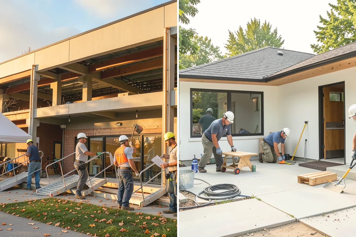 Storm Door Installation in Steilacoom, Pierce County, WA - Measure the existing door frame and choose a swing side