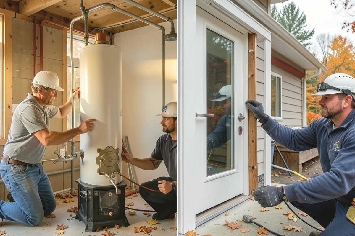Storm Door Installation in Tacoma, Pierce County, WA - Measure the existing door frame and choose a swing side